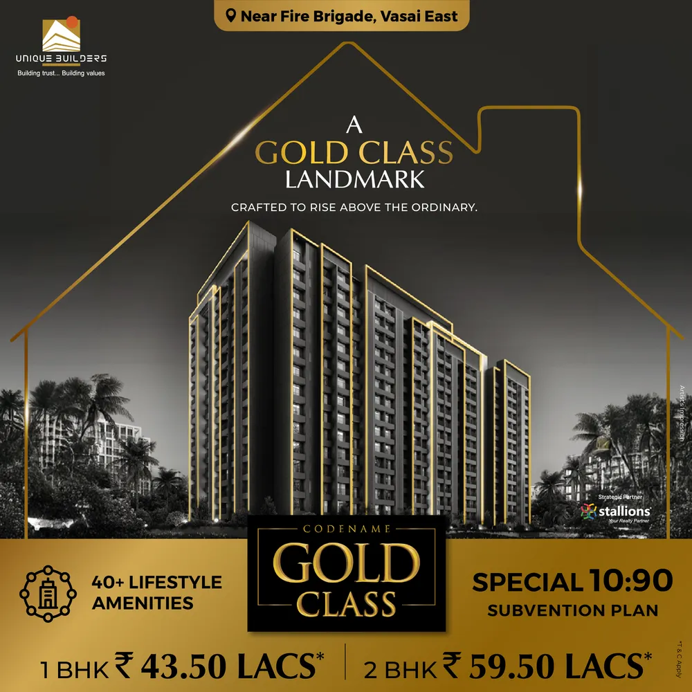 1, 2 & 3 BHK sea view homes in Versova